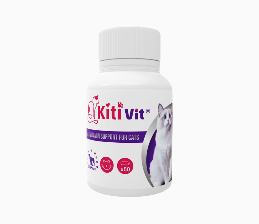 KitiVit 50 tablets cat multivitamin with Taurine and Biotin Sri Lanka